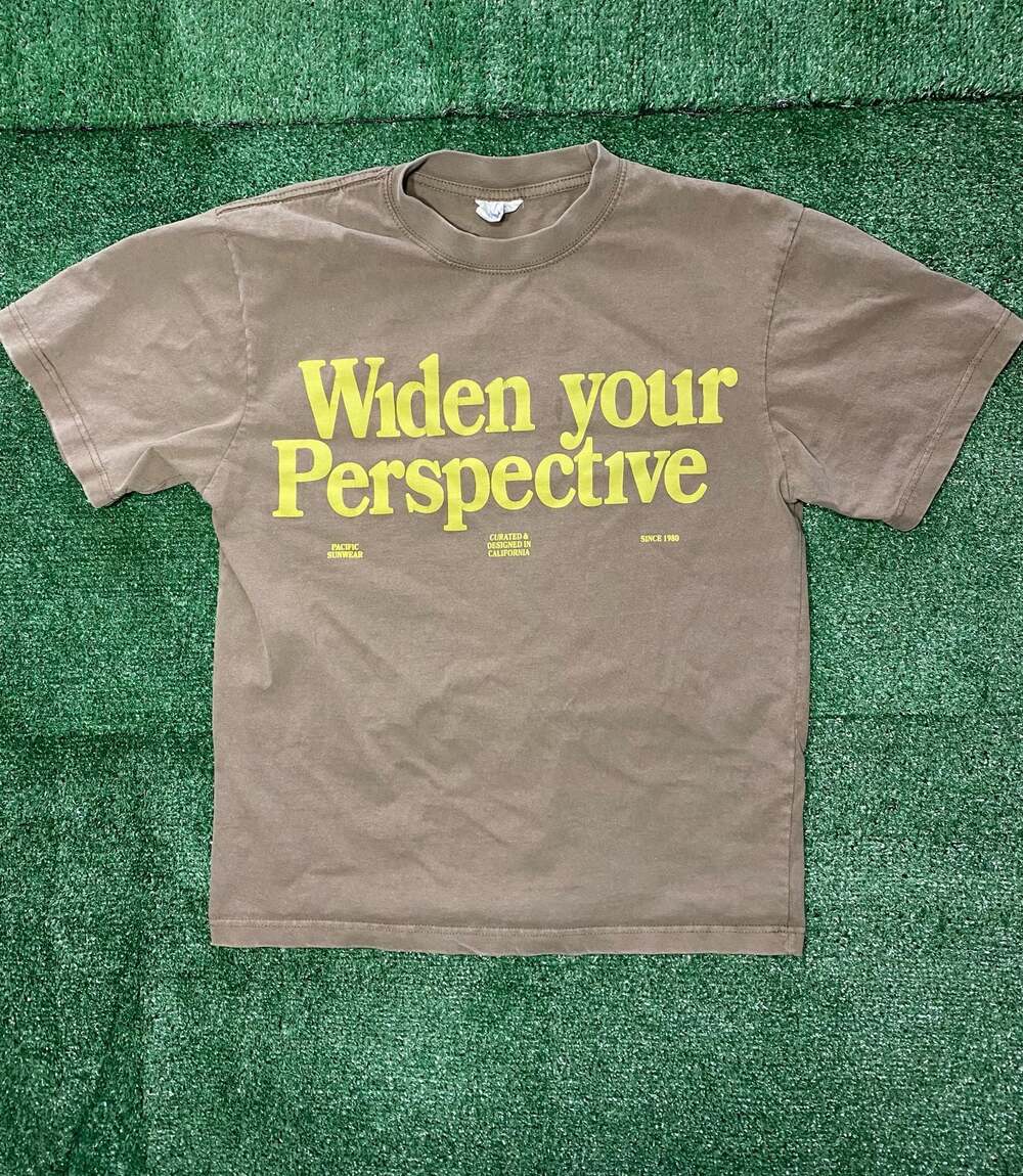 PacSun Widen Your Perspective Brown Oversized T-Shirt